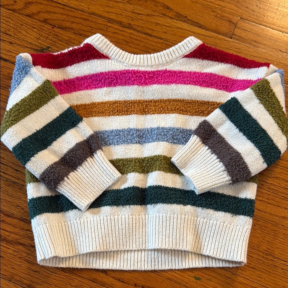 Baby GAP Striped Multicolor Toddler Sweater